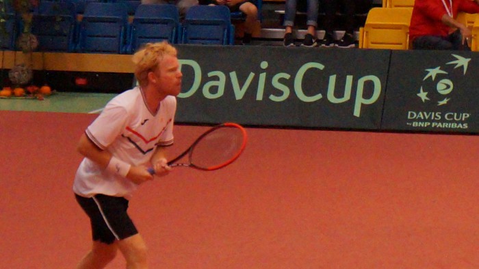 Davis Cup Kolding: Træt Martin Pedersen hev den hjem