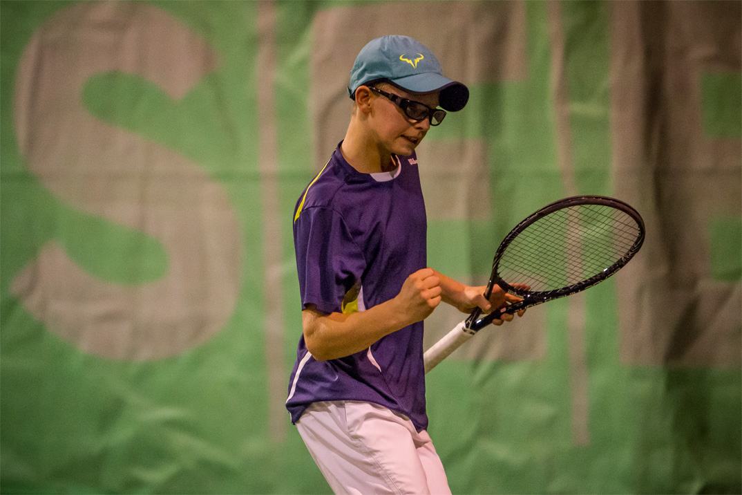 Tennisspilleren Oskar Brostrøm Poulsen