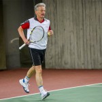 Tennisveteranen Frans Nørby