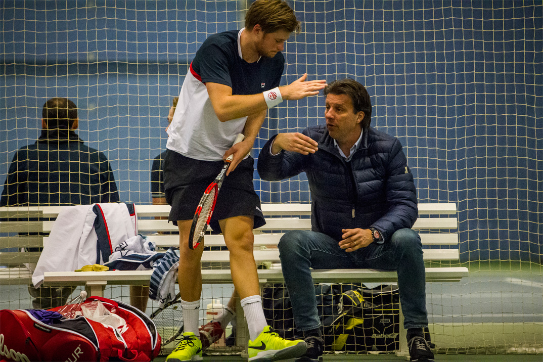 Tennisspilleren Christian Sigsgaard, og Michael Tauson
