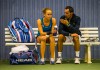 Tennisspilleren Julie Noe, og træner Thierry Guardiola