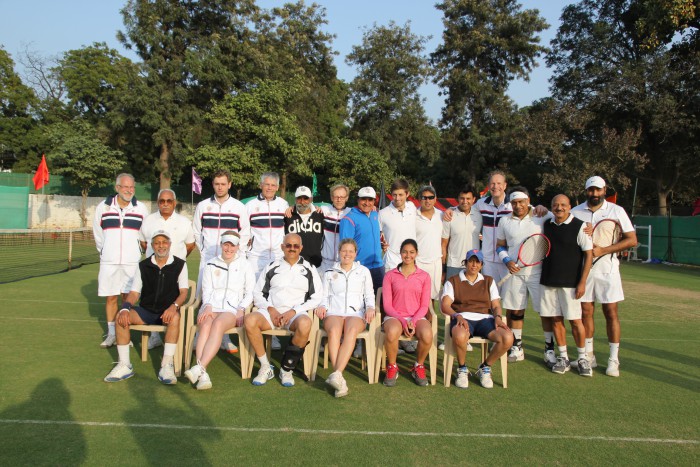 IC of Denmark på tennistur i Indien
