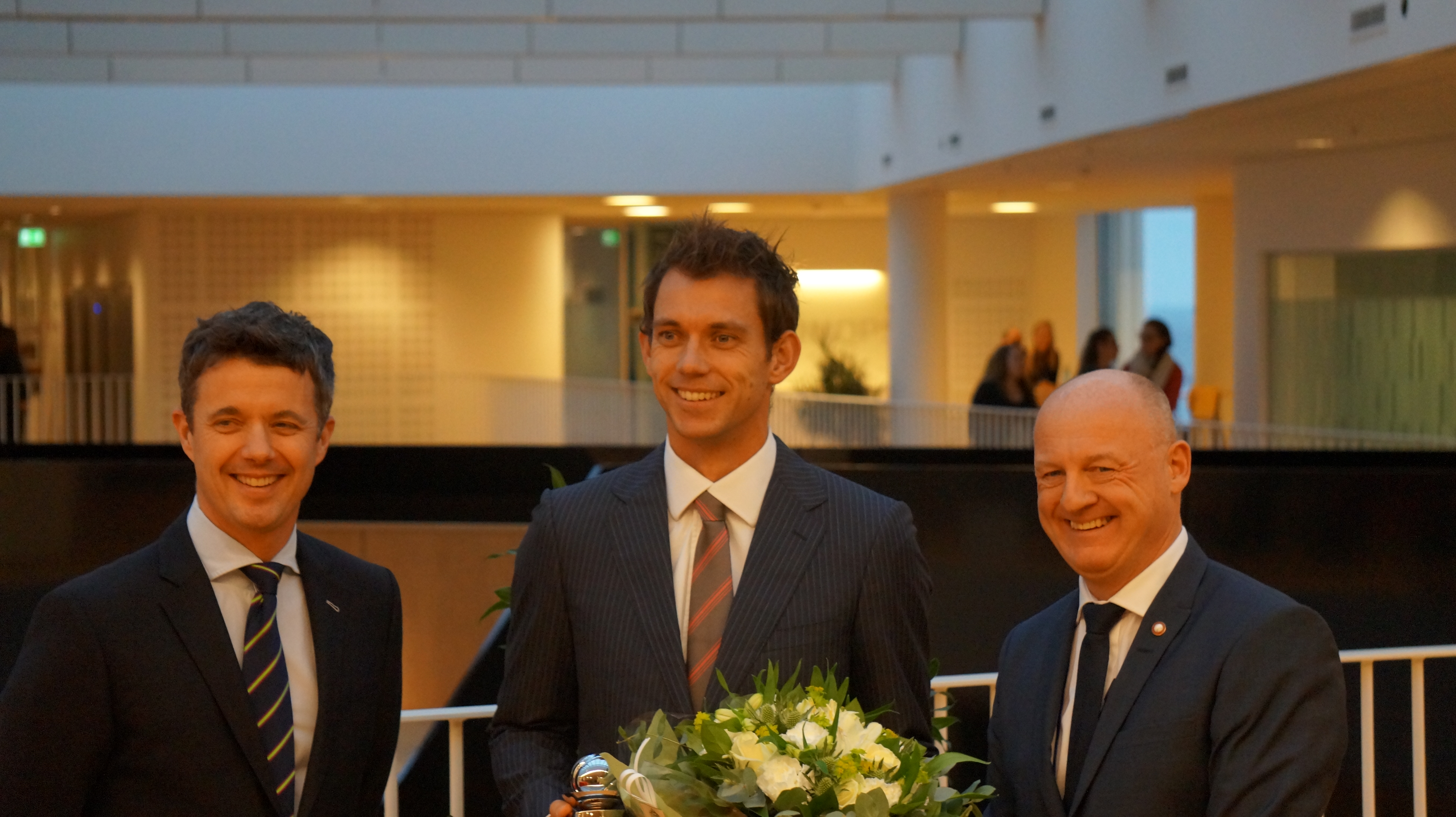 Frederik Løchte Nielsen modtog ITF’s Commitment award 17. november i FN Byen i København.