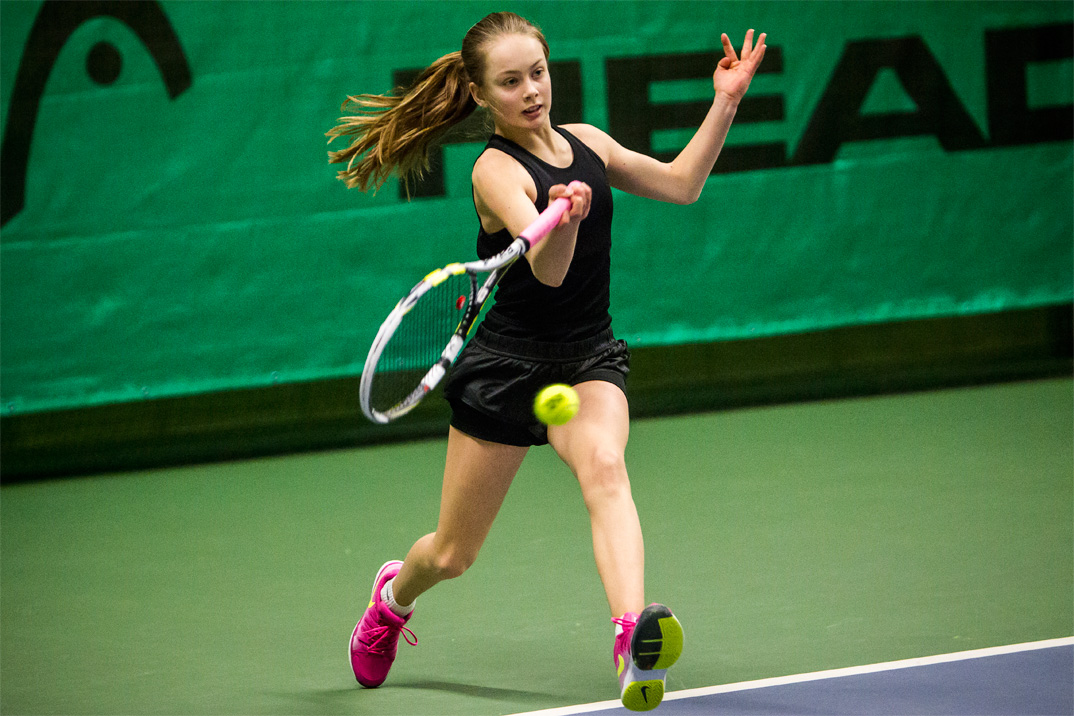 Tennisspilleren Sille Larsen