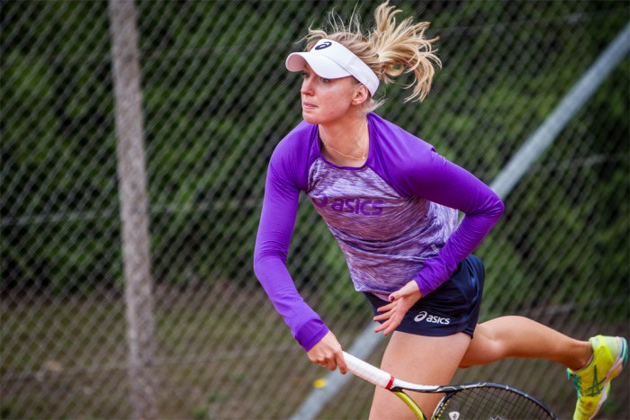 Tennisspilleren Julia Boserup