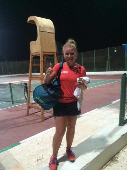 ITF Sharm El Sheikh: Melsted fik en over næsen – men vandt over 5. seedede