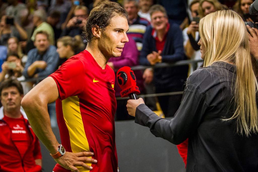 Heidi Møller Eskildsen interviewer Rafael Nadal