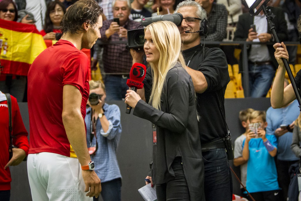 Heidi Møller Eskildsen interviewer Rafael Nadal