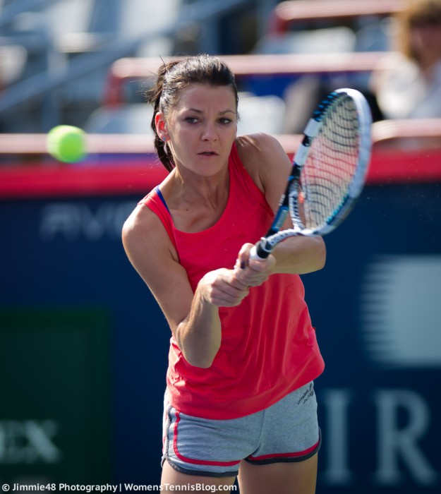 US Open: Agnieszka Radwanska  fik sin sejr nr. 100 ved en grand slam.