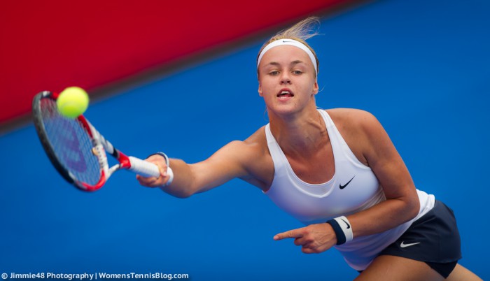 WTA Katowice: (2)Anna Schmiedlova igen ude i 1. runde