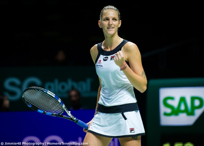 WTA Singapore: Pliskova og Kuznetsova vinder på dag 2