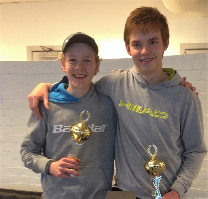 Stavanger Open TE U16: Overbeck & Theilgaard vinder doublen.