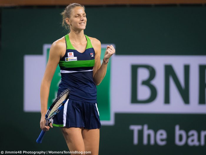 WTA Indian Wells: Karolina Pliskova nået ind i Semi-finalerne