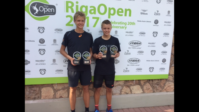 ITF Junior Riga: Holger Rune sejrer i danskerfinale – Seb/Holger snupper doubletitlen