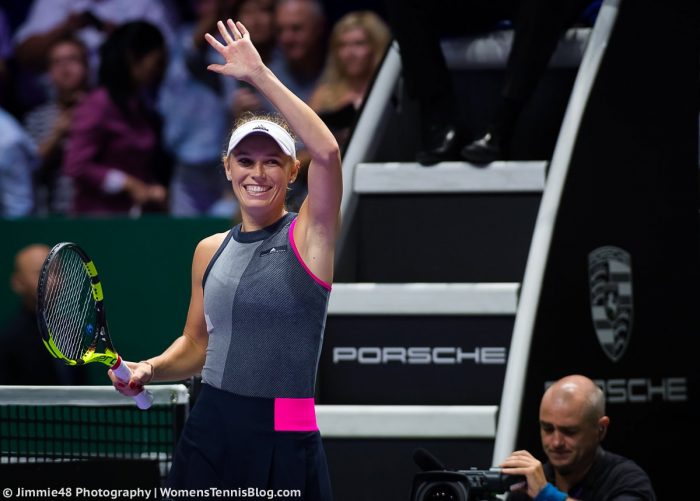 WTA Finals Singapore 2017: Wozniacki i finalen efter episk sejr