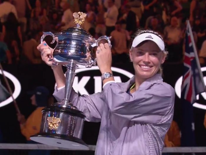 Australian Open 2018: Wozniacki vinder Australian Open og tilbage som #1