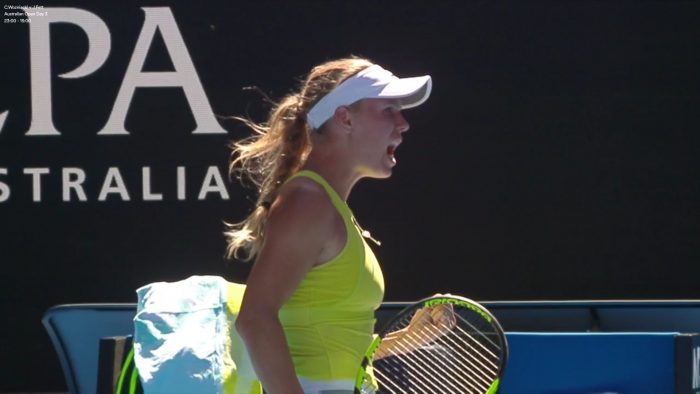 Australian Open 2018: Wozniacki overlevede tennisdrama