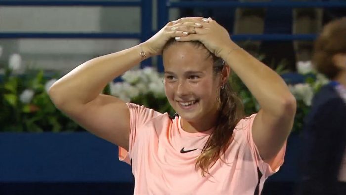 Torsdag 10. maj. WTA kvartfinale Kasatkina vs Kvitova i den sene aftenkamp.