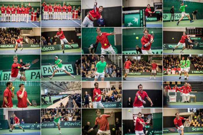 Davis Cup: 85 billeder fra Danmark vs. Irland