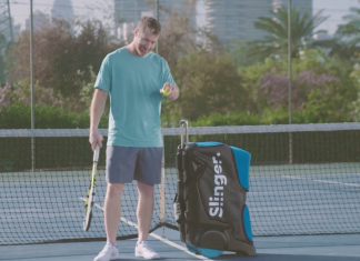 Slinger er verdens mest mobile boldmaskine til tennisspillere