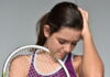 Confused Stressed Teen Female Tennis Player