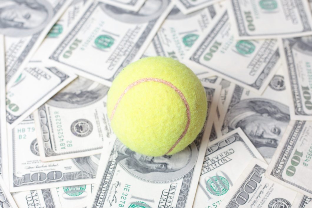 money in tennis