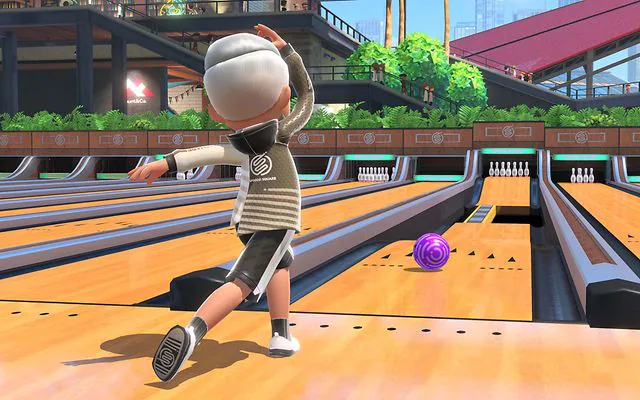 Spil bowling på Nintendo Switch Sports
