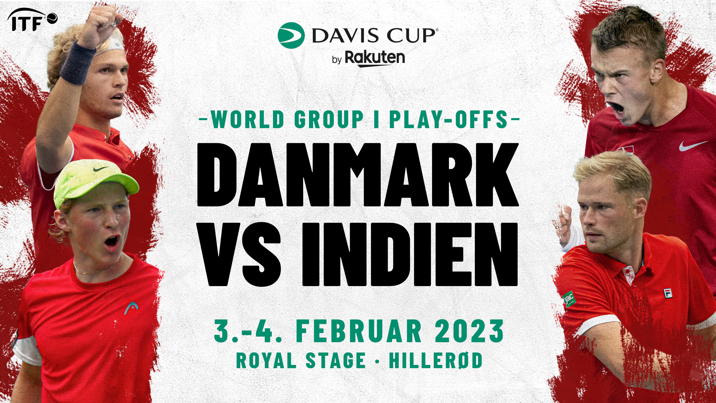 Davis Cup, Danmark vs. Indien 2023